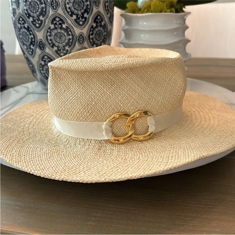 Gladys Tamez straw hat